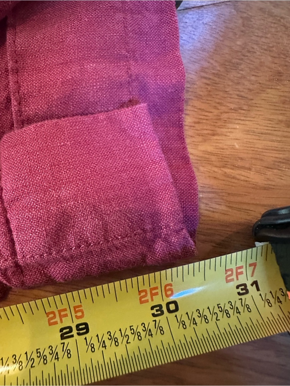 Athleta Retreat Linen Wide Leg Pant Raspberry Pink Dopamine Feminine NWOT - Picture 10 of 11